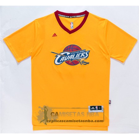 Camiseta Manga Corta Cavaliers James Amarillo